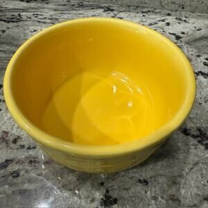 Vtg Homer Laughlin Fiestaware Gusto Bowl - Sunflower Yellow 28 OZ - Made in USA